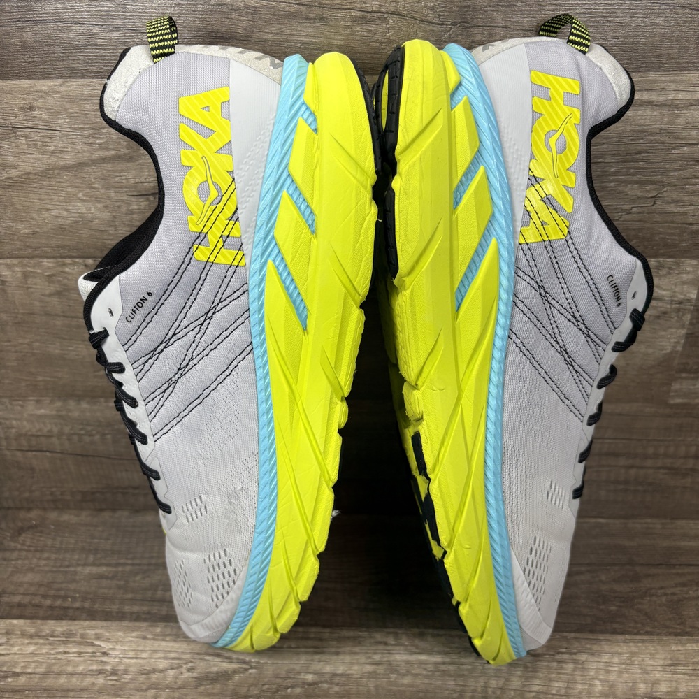 Hoka Clifton 6 Gray Mens US Size 14 EUR 49.3 1102872 LRNC Running Shoes - Picture 7 of 10